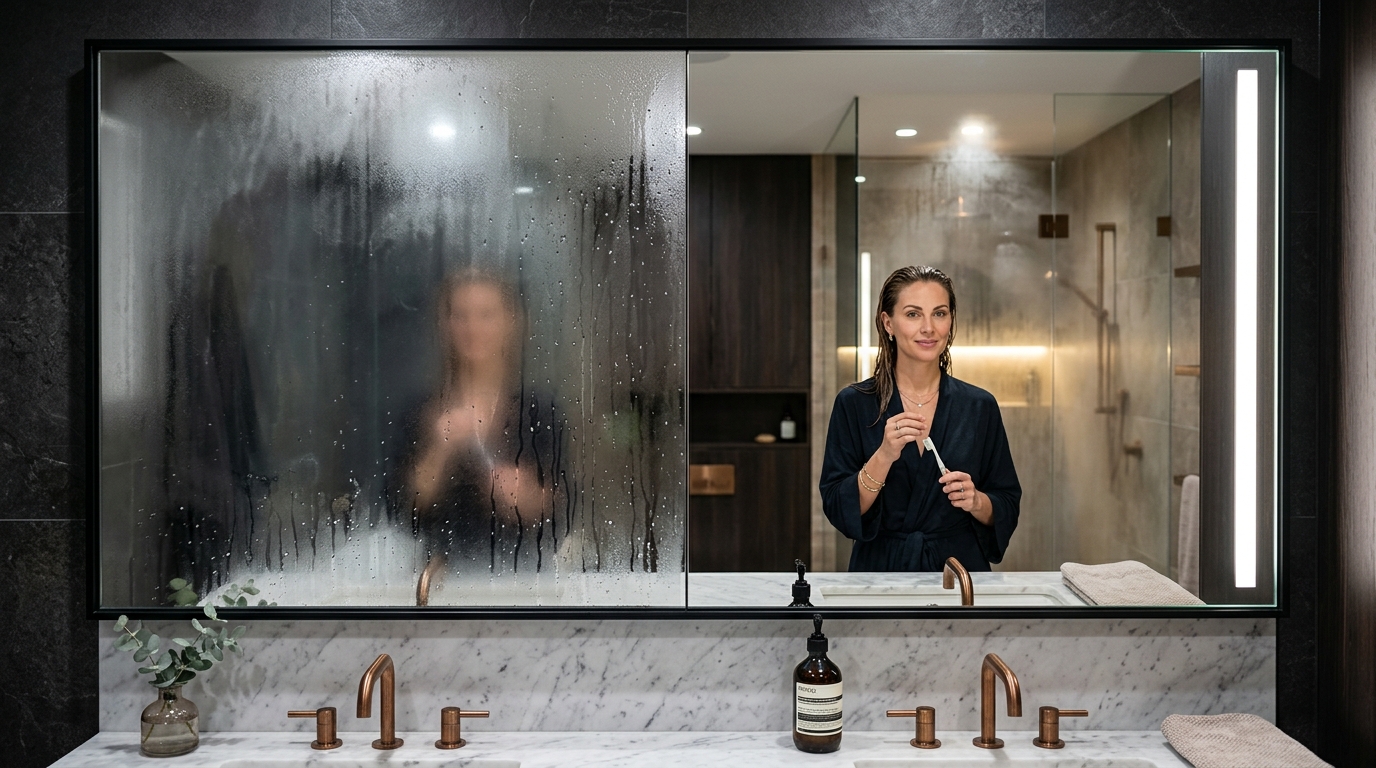 Do Anti-Fog LED Bathroom Mirrors Actually Work? The Complete Science Guide
