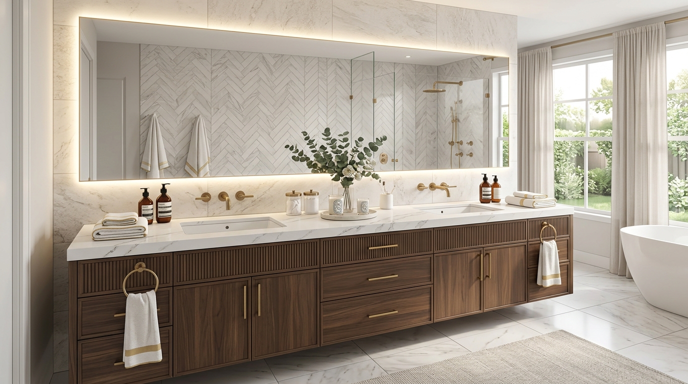 72x36 vs 60x36 LED Mirror: Which is Best for Double Vanities?