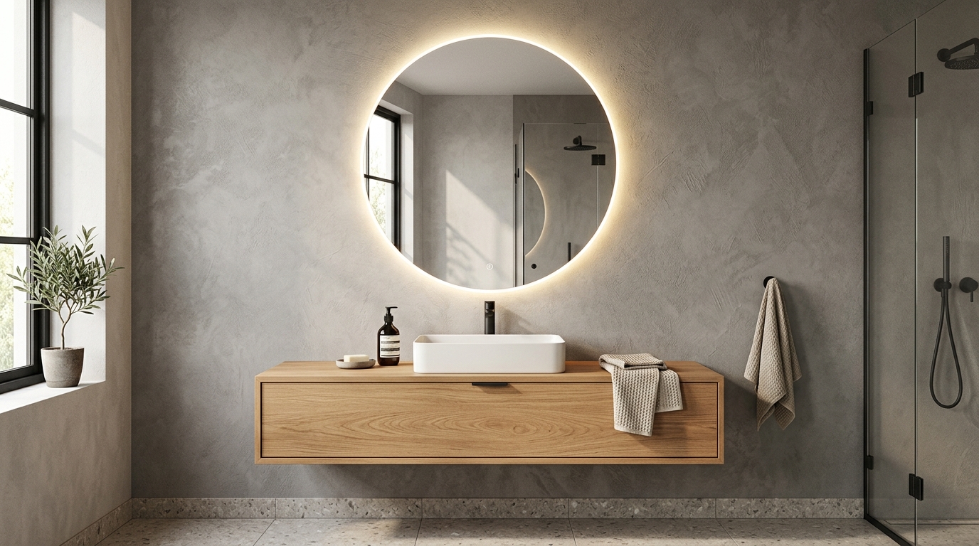 36 Inch Round LED Mirrors: The Modern Design Masterpiece