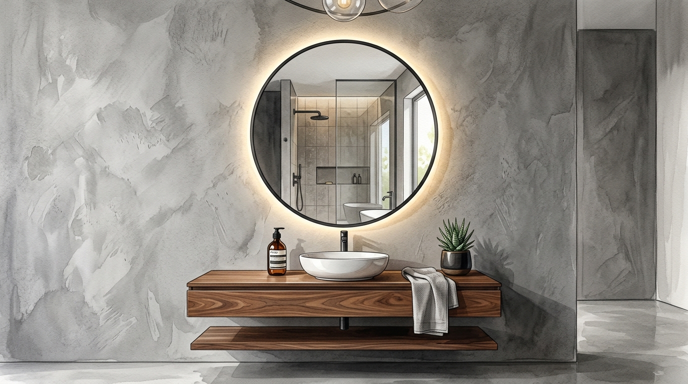 72x36 Flush-Mount LED Mirrors: Creating a Seamless Grand Vanity